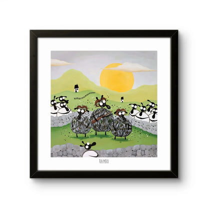 Rambo 10&quot; Print - Mervyn Tay Art_Just Makers