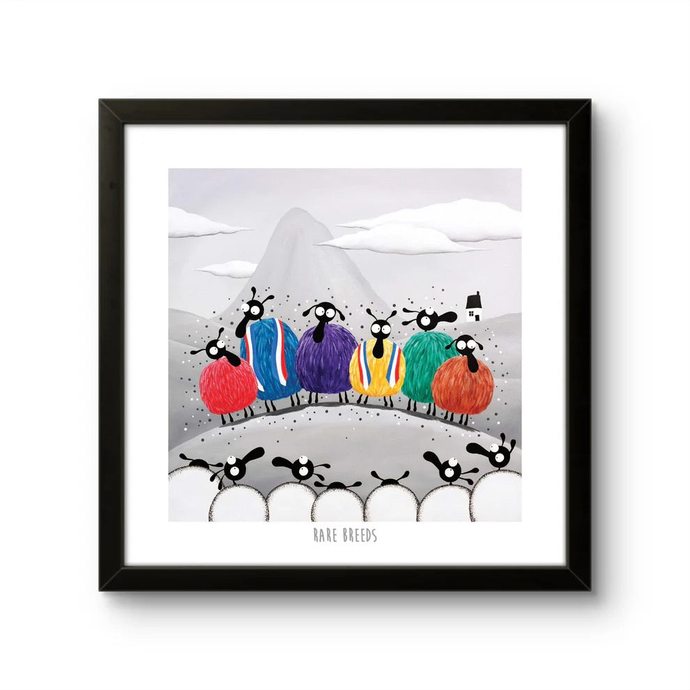 Rare Breeds 10&quot; Print - Mervyn Tay Art_Just Makers