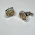 Retro Small Diamond Cufflinks - Nancy Jones_Just Makers