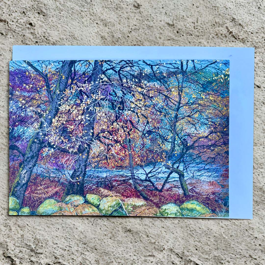 River Pathway Greeting Card - Fiona Robertson_Just Makers