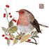 Robin on a Crabapple Tree Greeting Card - Su Yao_Just Makers