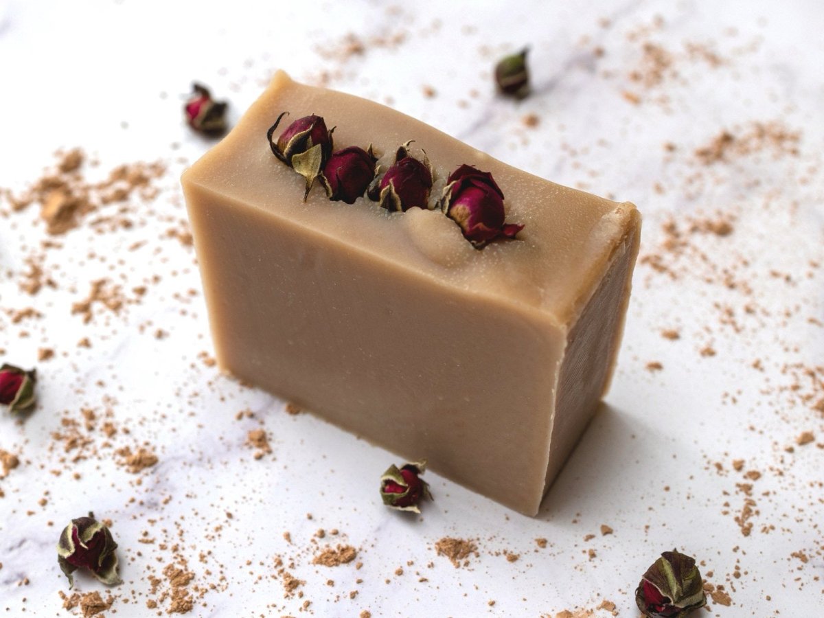 Rose and Geranium Clay Handcrafted Soap - Just Makers Wharfedale Soaps