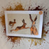 Running Leaping Hares A3 Print - The Proverbial Hare_Just Makers