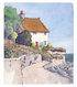 Runswick Bay A5 Mounted Print - Matty Burnham_Just Makers