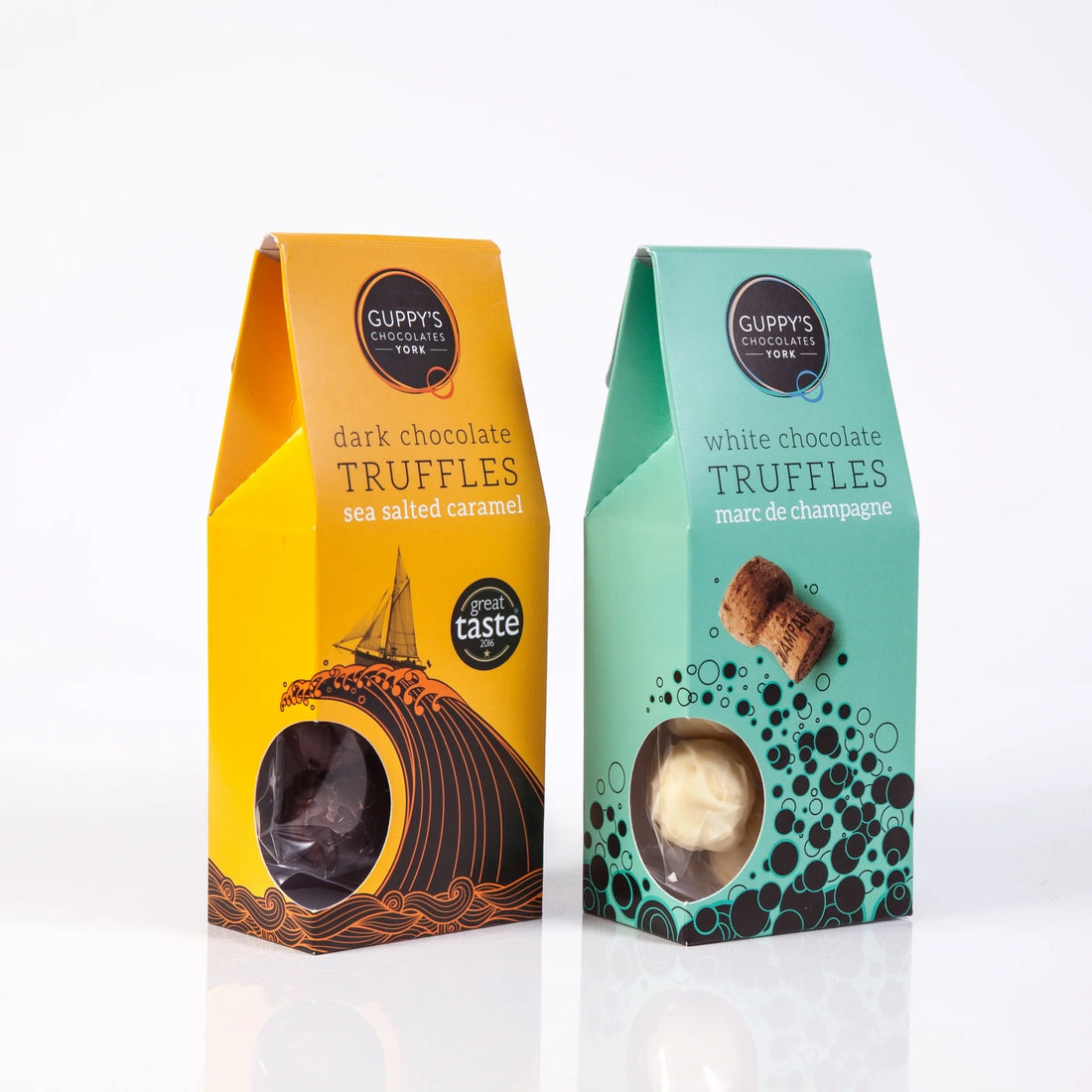 Salted Caramel Chocolate Truffles by Guppy&