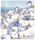Santorini A4 Mounted Print - Matty Burnham_Just Makers