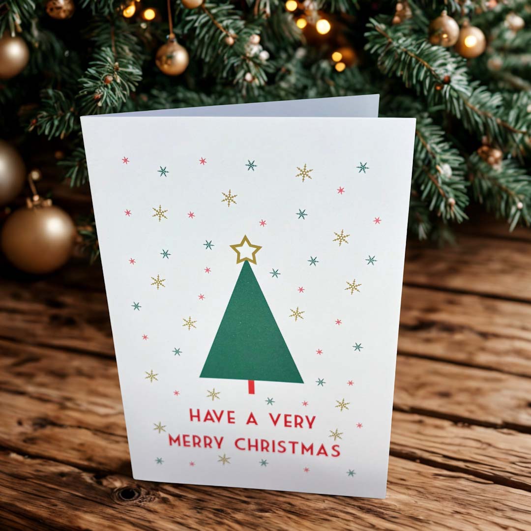 Scandi Style Christmas Card Design 3 - Sweetpea and Rascal_Just Makers