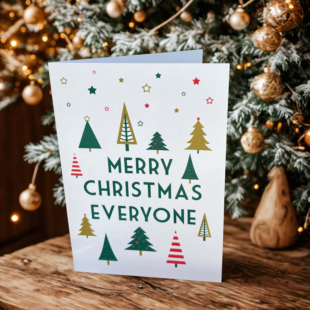 Scandi Style Christmas Card Design 4 - Sweetpea and Rascal_Just Makers