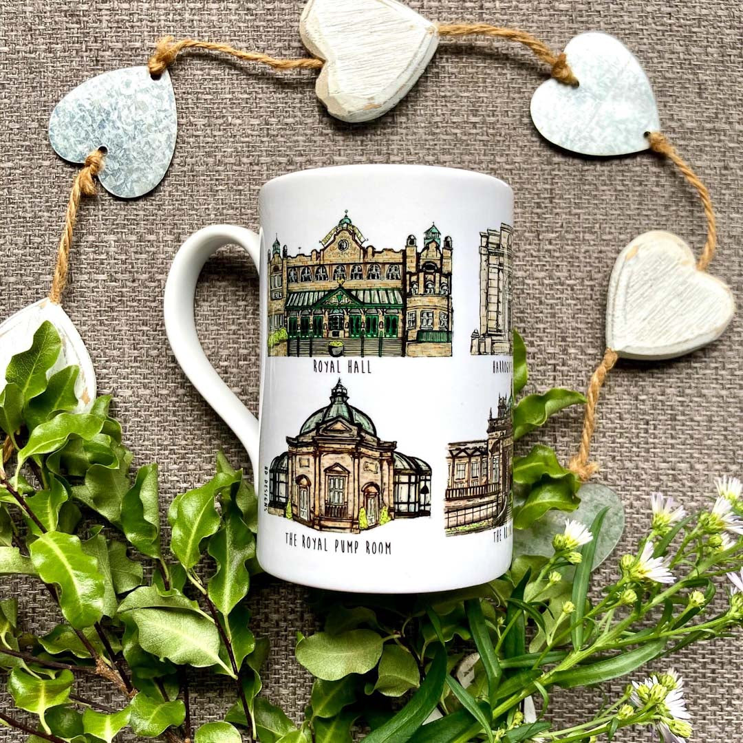 Scenes of Harrogate Ceramic Mug - HD Designs_Just Makers
