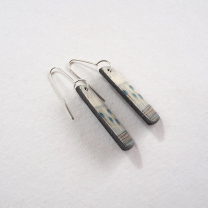 Seed Heads Elements Range Drop Earrings - Karen Howarth Ceramics_Just Makers