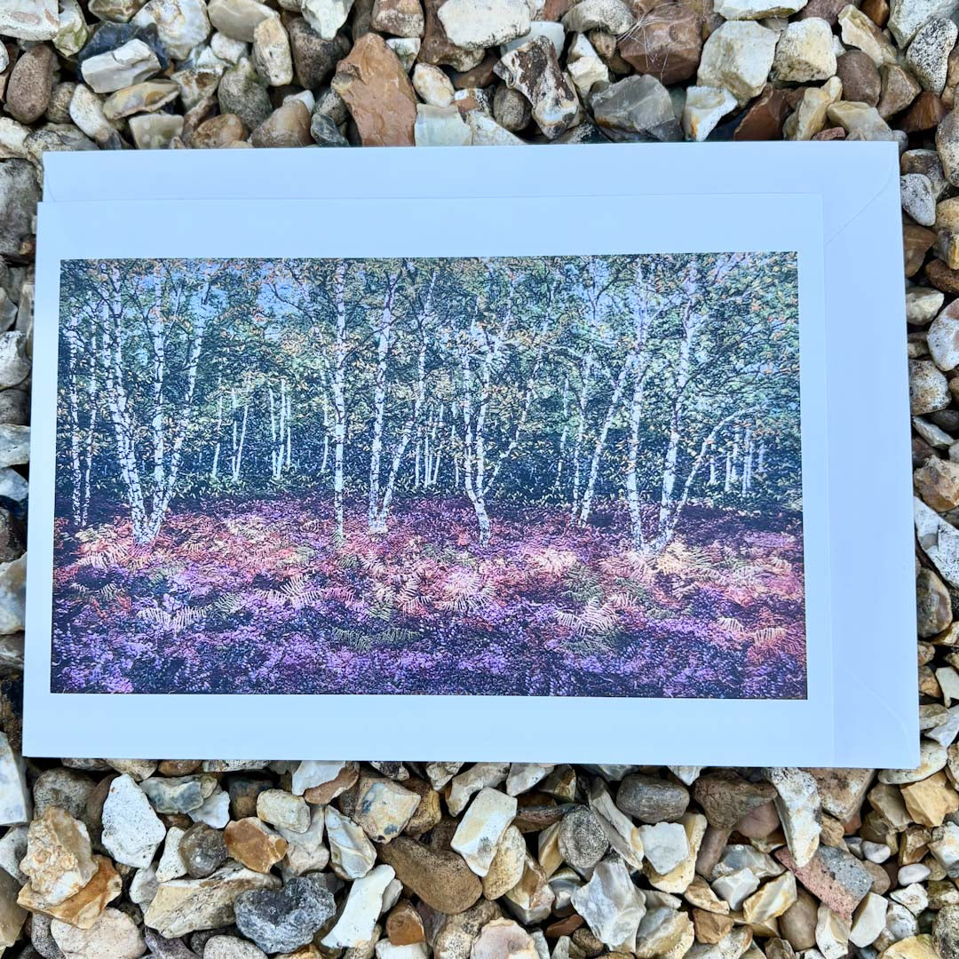 Shades of September Greeting Card - Fiona Robertson_Just Makers
