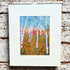 Silver Birch with Sunflowers Mounted Print - Julia Wardingley_Just Makers