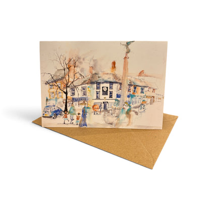 Skipton Greeting Card - Tim Gomersall Art_Just Makers