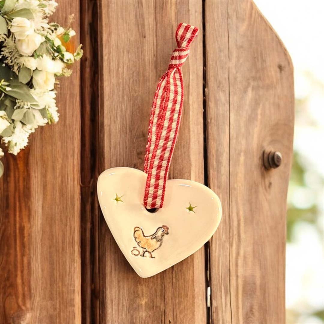 Small Chicken Heart - Jamali Annay Designs - Just Makers Jamali Annay Designs
