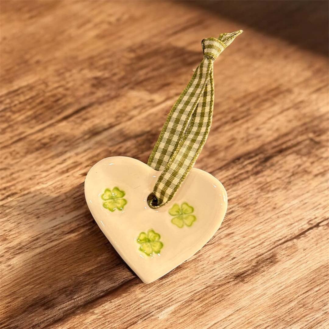 Small Four Leaf Clover Heart - Jamali Annay Designs - Just Makers Jamali Annay Designs