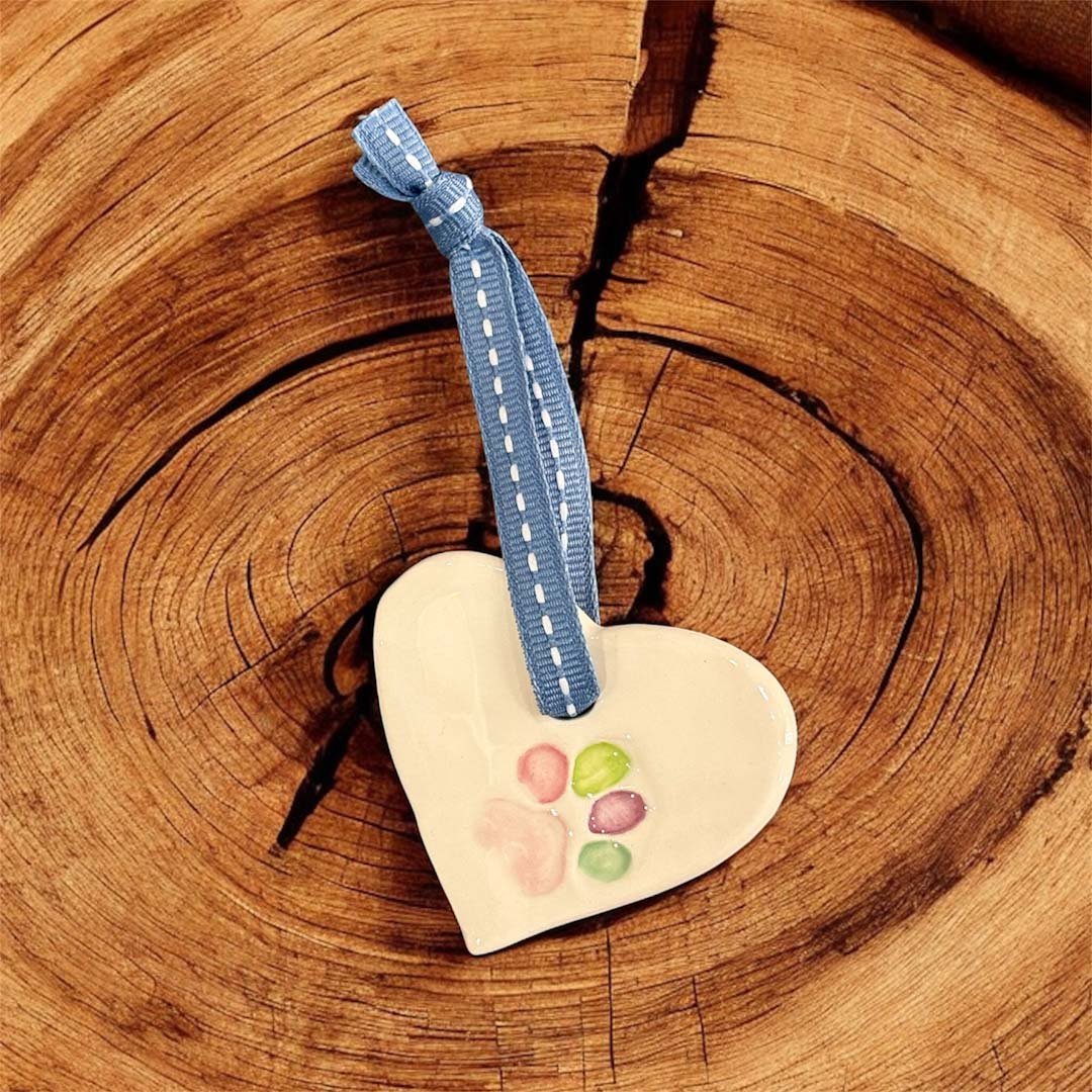 Small Pawprint Heart - Jamali Annay Designs - Just Makers Jamali Annay Designs
