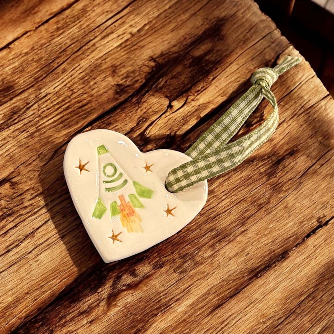 Small Space Rocket Heart - Jamali Annay Designs_Just Makers