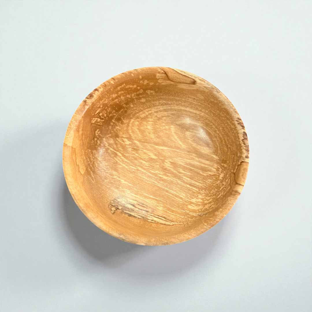Small Spalted Sycamore Bowl - Mike Bentley_Just Makers