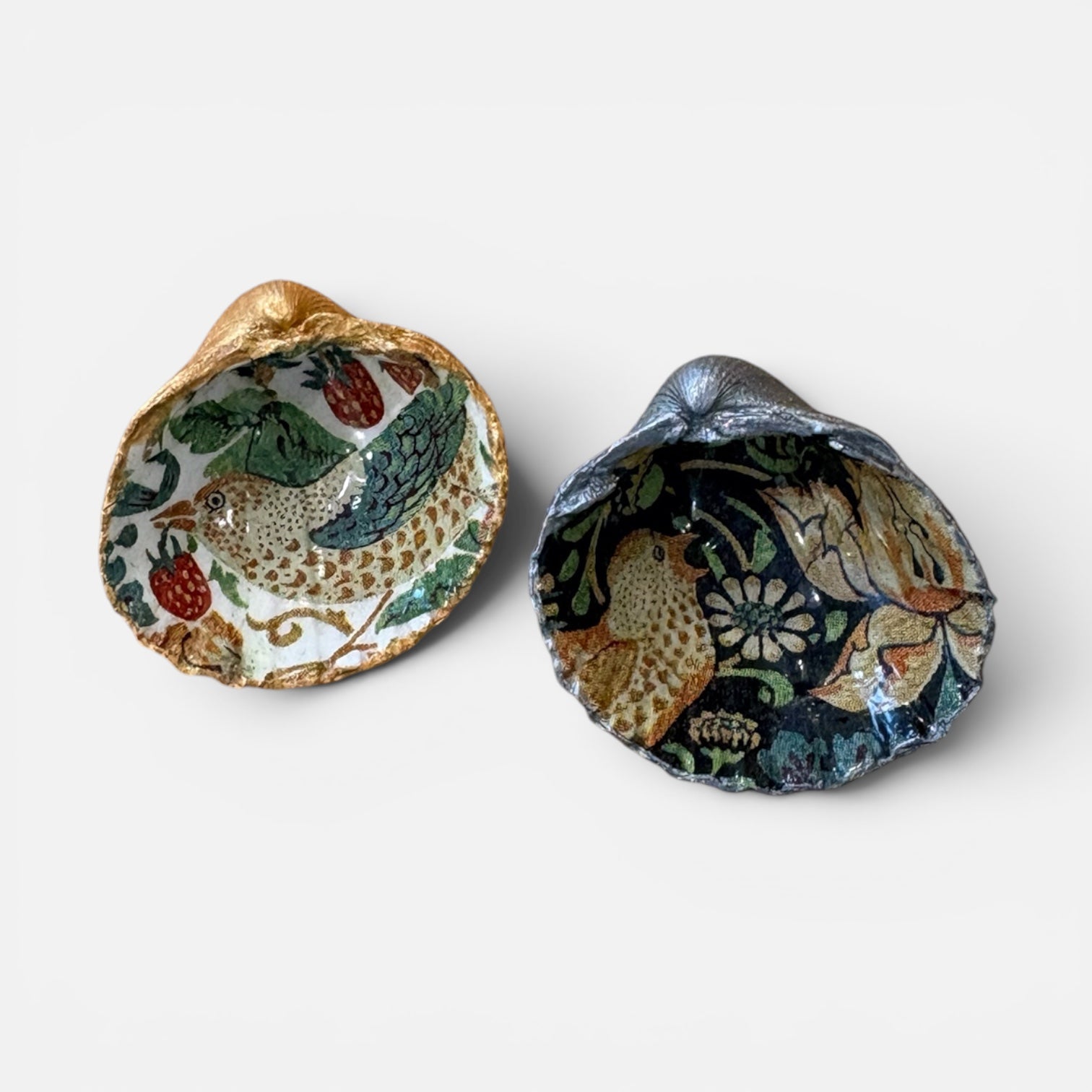 Small Strawberry Thief Shell - Sarah Tustin_just makers