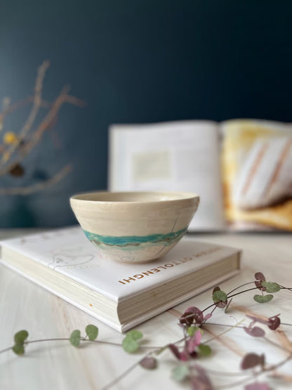 Small Tapas Bowl - Seascape - Lorna Gilbert Ceramics_Just Makers