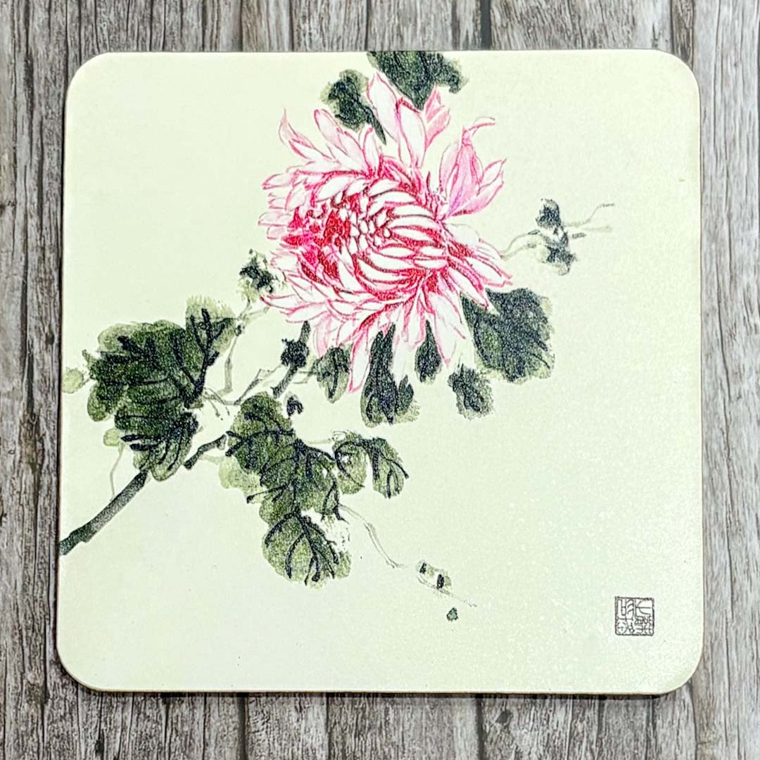 Soft Pink Bloom Coaster - Su Yao_Just Makers