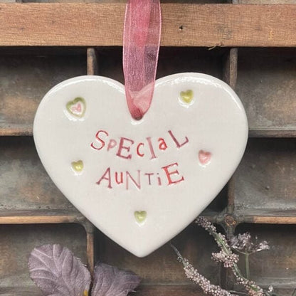 Special Auntie Heart - Jamali Annay Designs - Just Makers Jamali Annay Designs