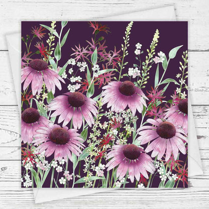 Spirit of Summer Nights Greeting Card - Fiona Calder - Just Makers Fiona Calder Designs