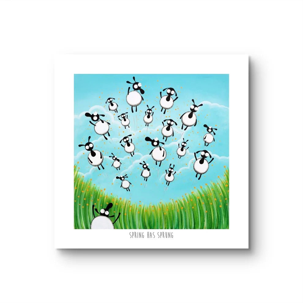 Spring Has Sprung 10" Print - Mervyn Tay Art - Just Makers Mervyn Tay Art