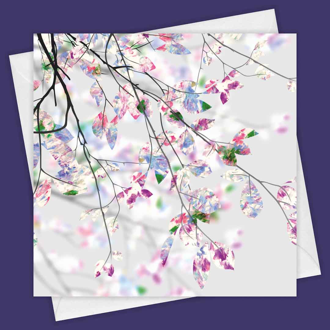 Springtime Branches Greeting Card - Fiona Calder_Just Makers