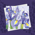 Springtime Irises Greeting Card by Fiona Calder_Just Makers