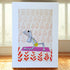 Sprocket does Yoga A4 Print - Sarah Westwood Illustrator_Just Makers