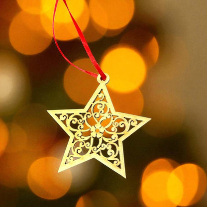 Star Wooden Decoration - Woodcutter Creations_Just Makers