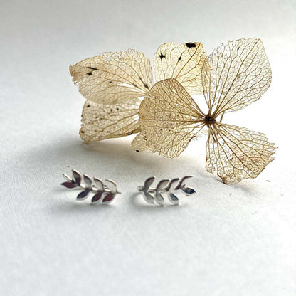 Sterling Silver Botanical Climber Earrings - Frances Greenwood_Just Makers