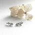 Sterling Silver Oak Leaf Climber Earrings - Frances Greenwood_Just Makers
