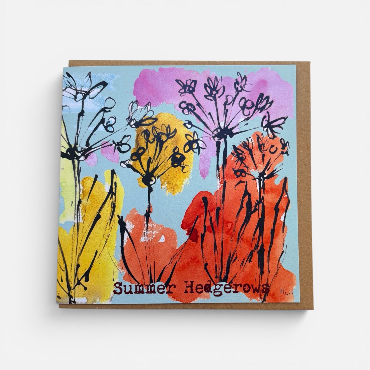 Summer Hedgerow Card - The Proverbial Hare_just makers