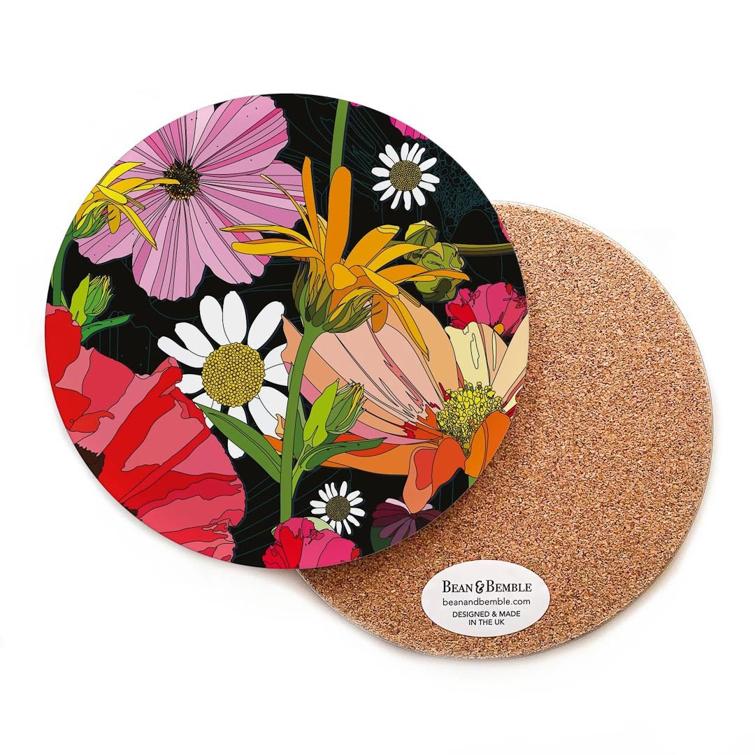 Summer Poppies Pot Stand by Bean and Bemble - Just Makers Bean and Bemble
