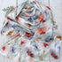 Summer Poppies Print - Large Square Silk Scarf_Just Makers