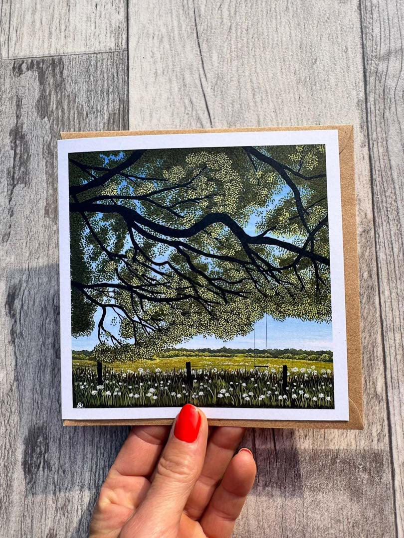 Summer breeze gift card by Sarah Jane Nicholls_Just Makers