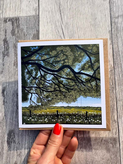 Summer Breeze Greeting Card - Sarah Jane Nicholls - Just Makers Sarah Jane Nicholls