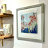 Summer in the Garden Framed Linocut - Rachel Knowles_Just Makers
