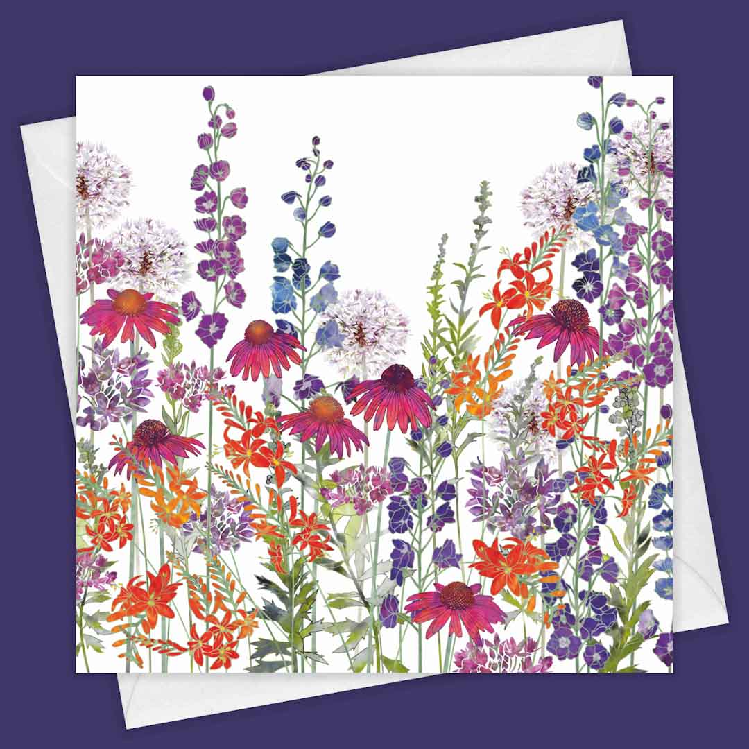 Summertime Symphony Greeting Card by Fiona Calder_Just Makers