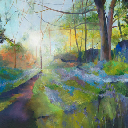 Sunlight and Bluebells Giclée Print - Julia Ogden_Just Makers
