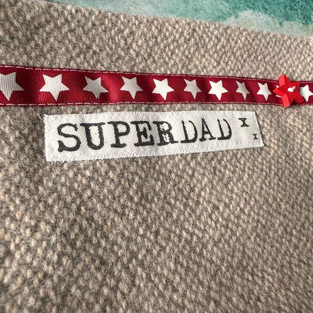 SuperDad Purse for Men - Touchy Feely Textiles_Just Makers