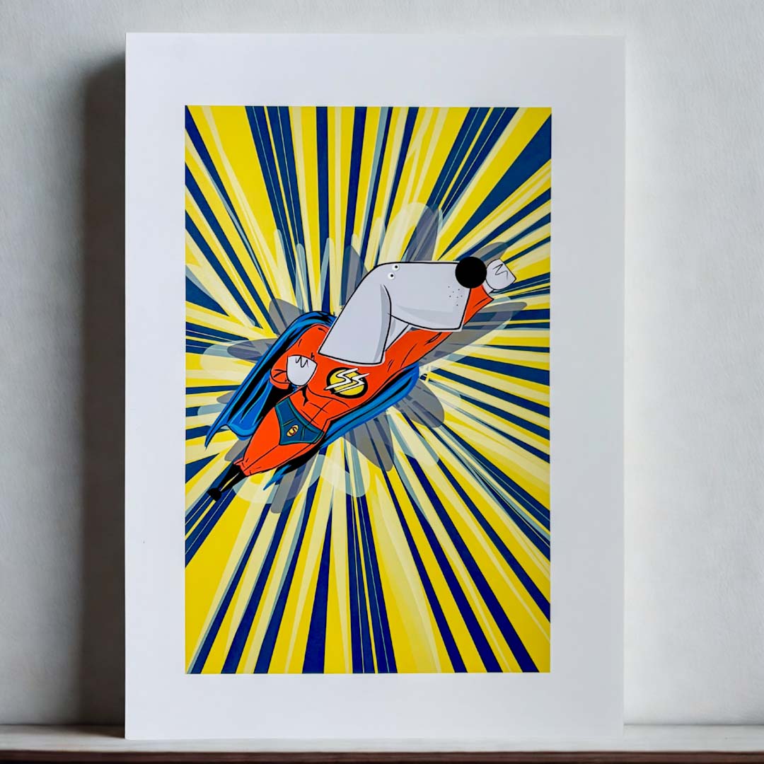 Super Sprocket A4 Print - Sarah Westwood Illustrator_Just Makers