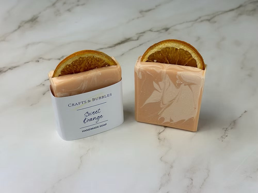 Sweet Orange Handmade Soap - Crafts and Bubbles