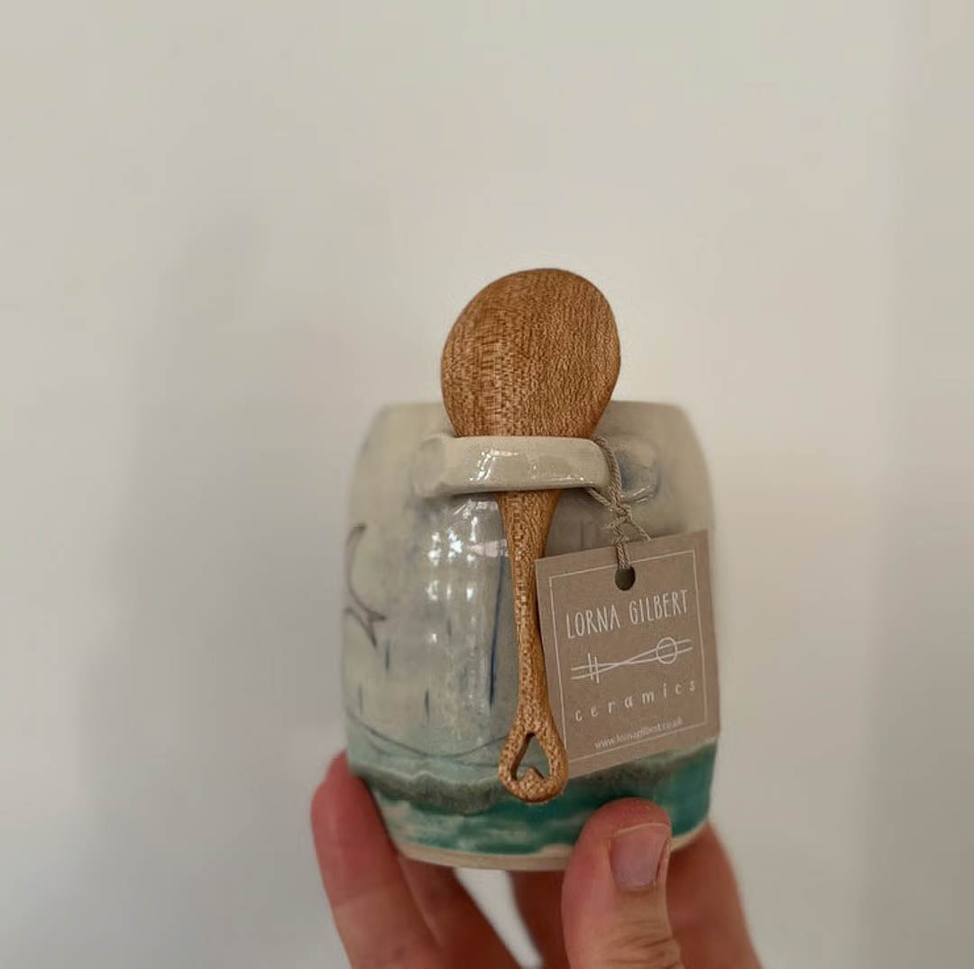 Swift Sugar Bowl Lorna Gilbert Ceramics_Just Makers