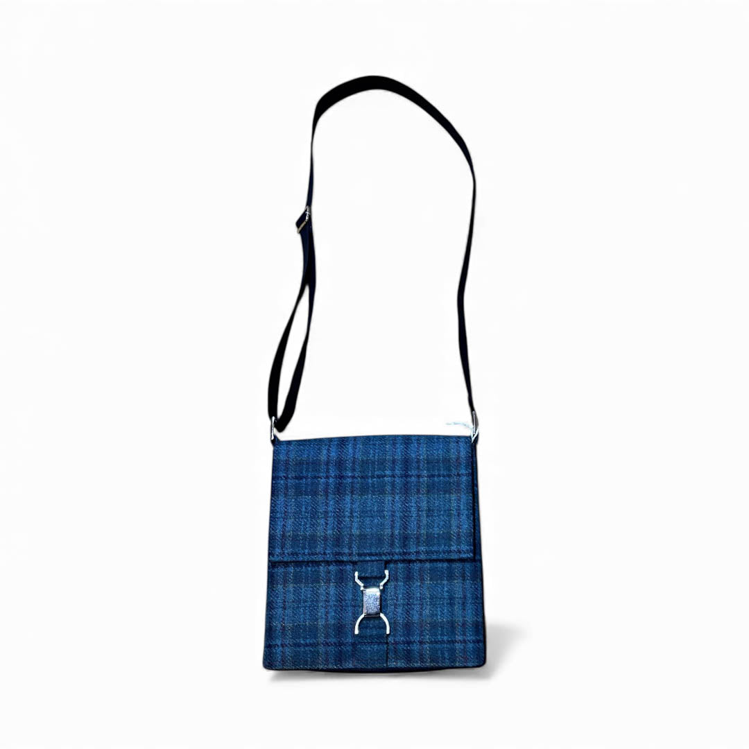 Teal 100% Wool Handbag - Amanda Scott_Just Makers