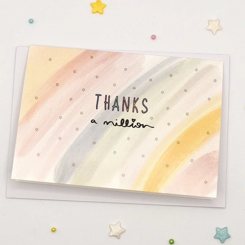 Thank You Card - Scribble &amp; Print Co - Just Makers Rachel of Scribble &amp; Print Co