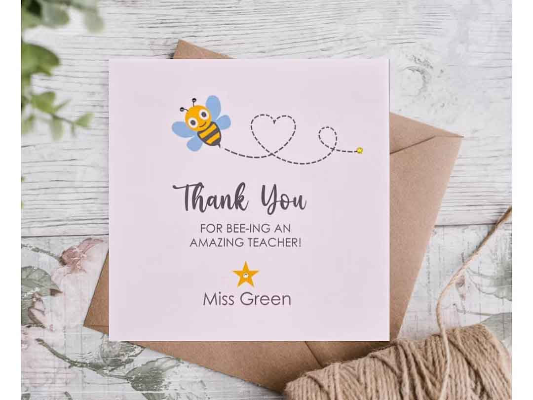 Thank You for Being an Amazing Teacher by Bright Night Cards_Just Makers