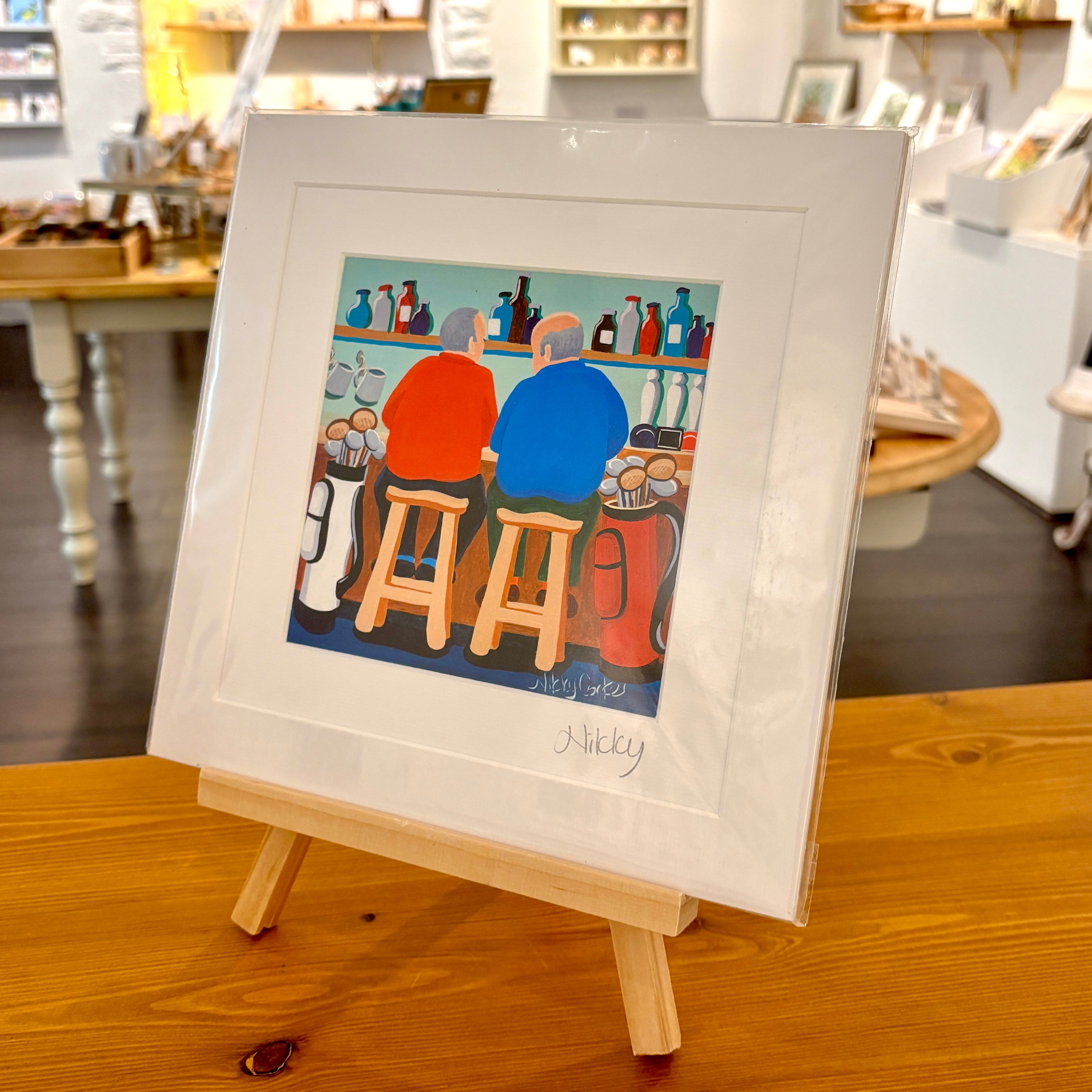 The 19th Hole Mounted Print - Nikky Corker_Just Makers